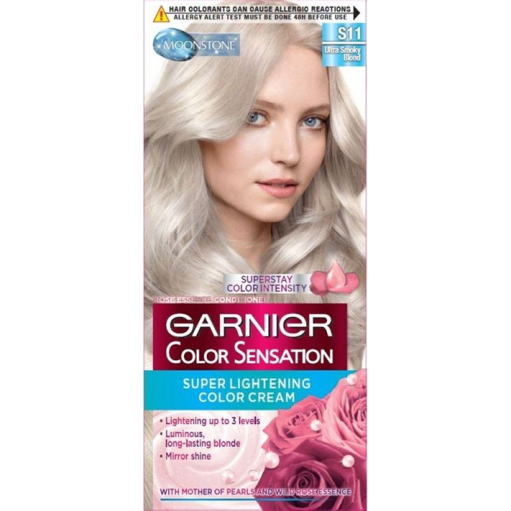 ГАРНИЕ Color Sensation Трайна боя за коса, S11 Ultra Smoky Blond - Грижа за косата ГАРНИЕ Color Sensation Трайна боя за коса, S11 Ultra Smoky Blond - Грижа за косата