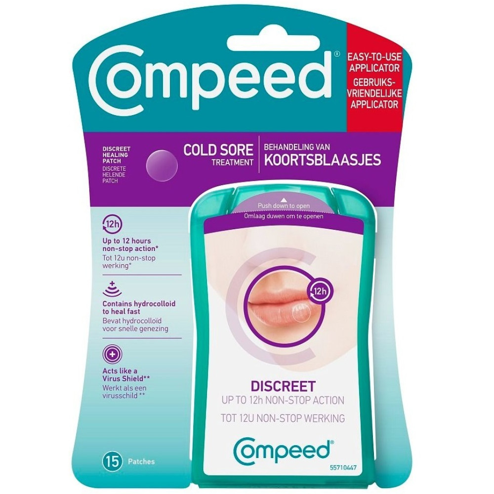 COMPEED COLD SORE PATCH 15/КОМПИЙД ЛЕПЕНКИ ЗА ХЕРПЕС х 15 бр | Аптека ...