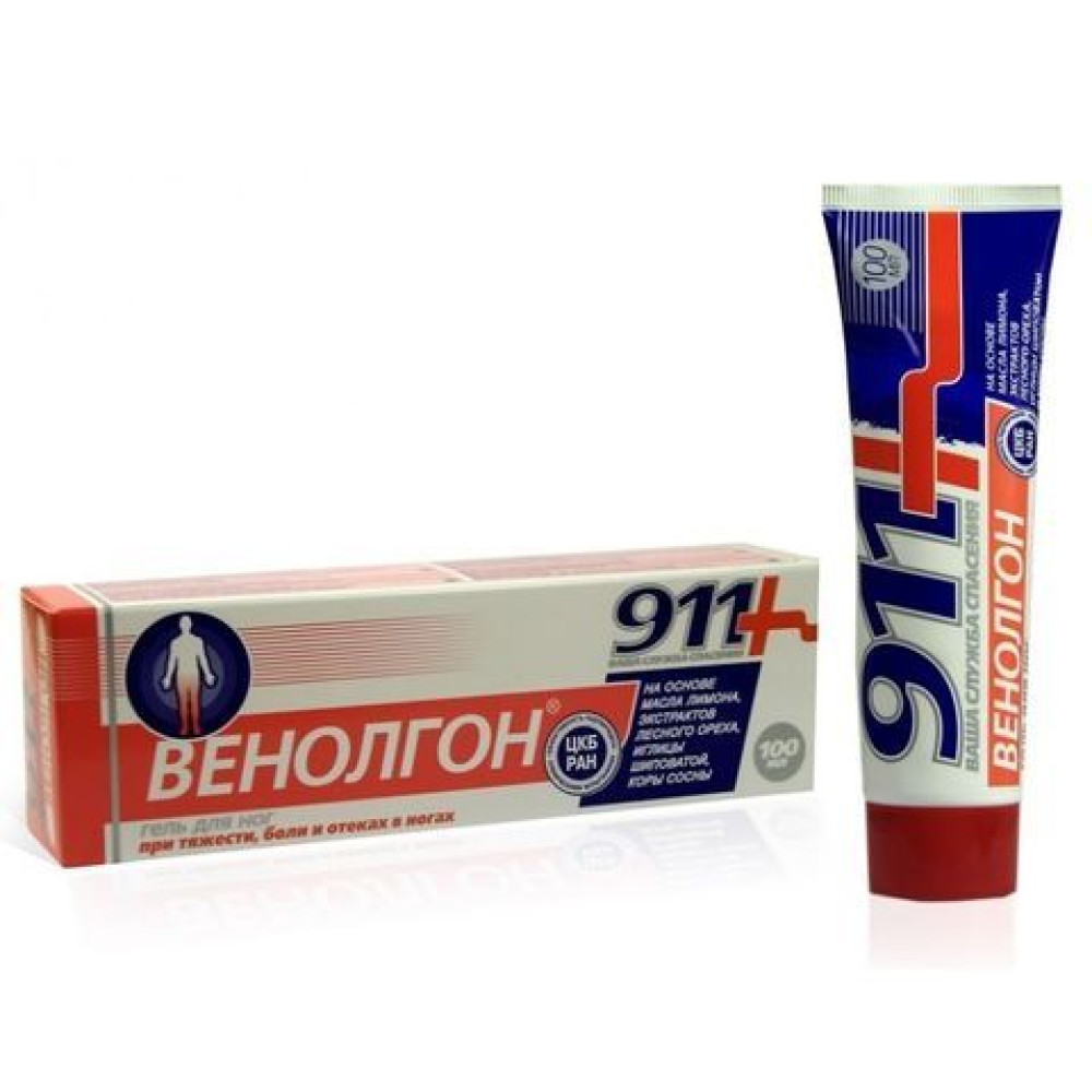 911 Venolgon gel 100ml / 911 Венолгон гел 100мл - Хемороиди, разширени вени