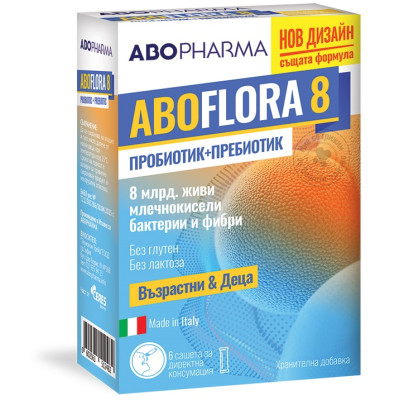 ФЛОРА 8 СИНБИОТИК саше х 6 бр АБО ФАРМА