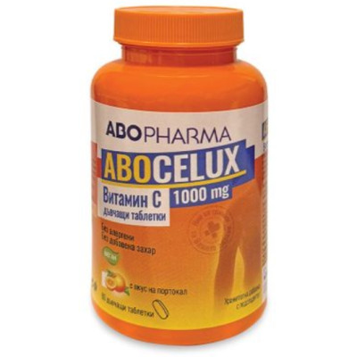 ABOCELUX ВИТАМИН C 1000 мг дъвчащи табл /с вкус на портокал/ х 60 бр