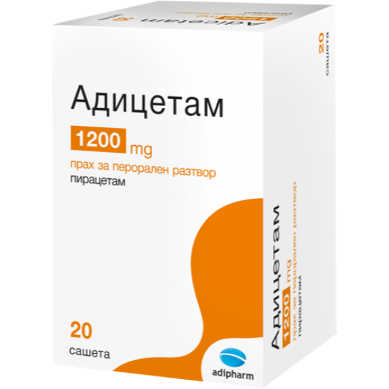 АДИЦЕТАМ саше 1200 мг х 20 бр