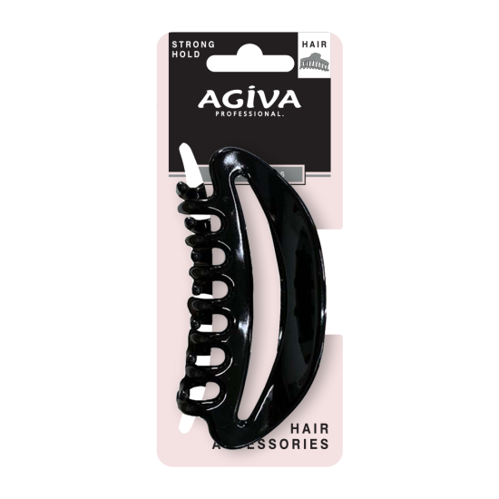 AGIVA PRO шнола за коса 8 см, черна HC-9125