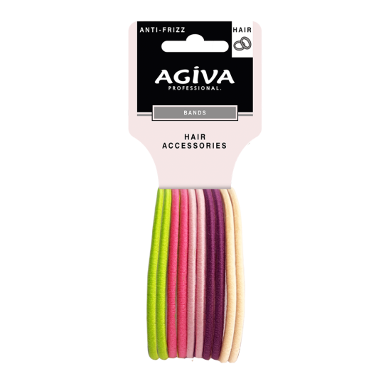 AGIVA PRO ластик спирала за коса цветен х 10 бр GB-040B