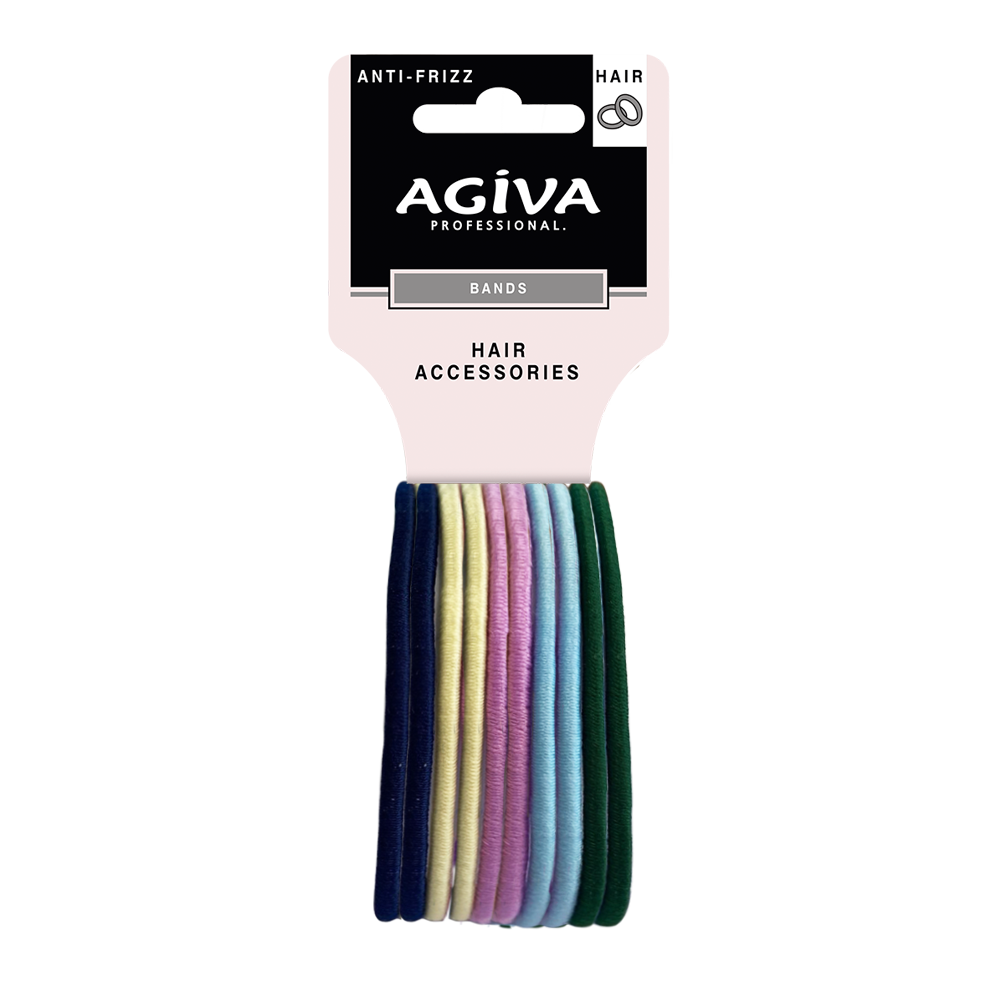 АГИВА PRO ластик за коса цветен х 10 бр GB-040K - Грижа за косата
