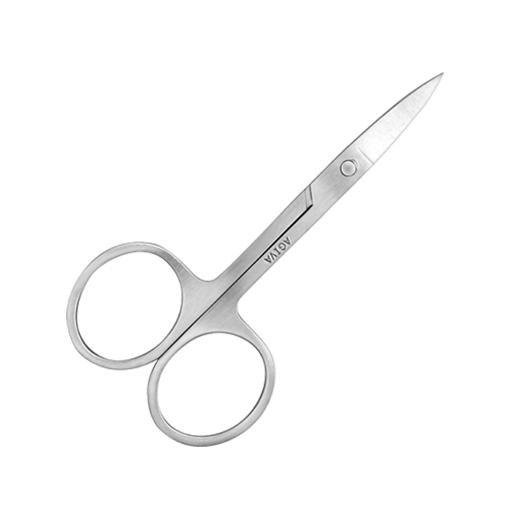 АГИВА PROFESSIONAL ножичка за маникюр с извит връх 9 см 5211-800 silver - Грижа за ноктите