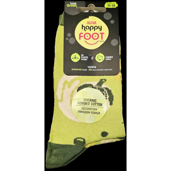HAPPY FOOT чорапи DESIGN КОСТЕНУРКА х 1 бр р-р 35-38