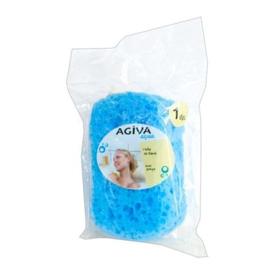 ᐉ АГИВА BUBBLE AQUA гъба за баня