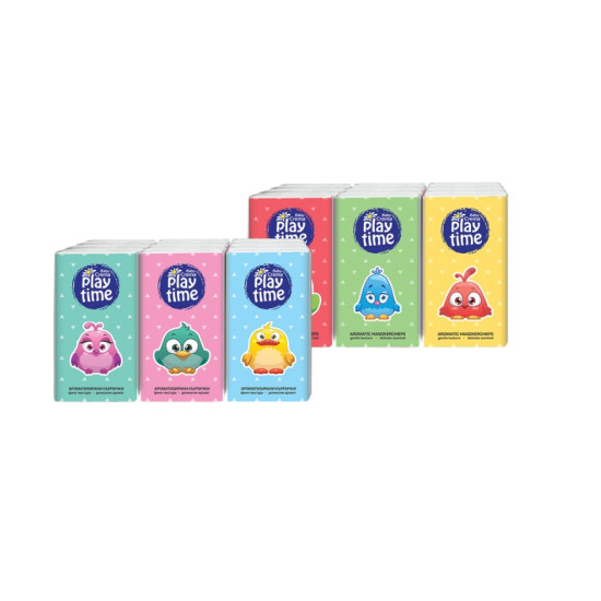 BABY CREMA PLAY TIME ПТИЦИ сухи кърпички х 6 бр