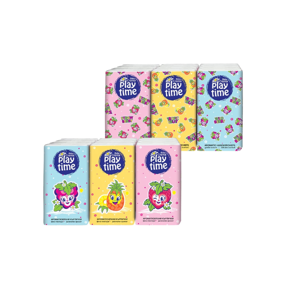 BABY CREMA PLAY TIME ПЛОДЧЕТА сухи кърпички х 6 бр