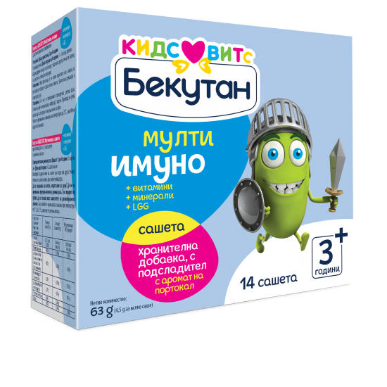 БЕКУТАН КИДС ВИТС МУЛТИИМУНО саше х 14 бр