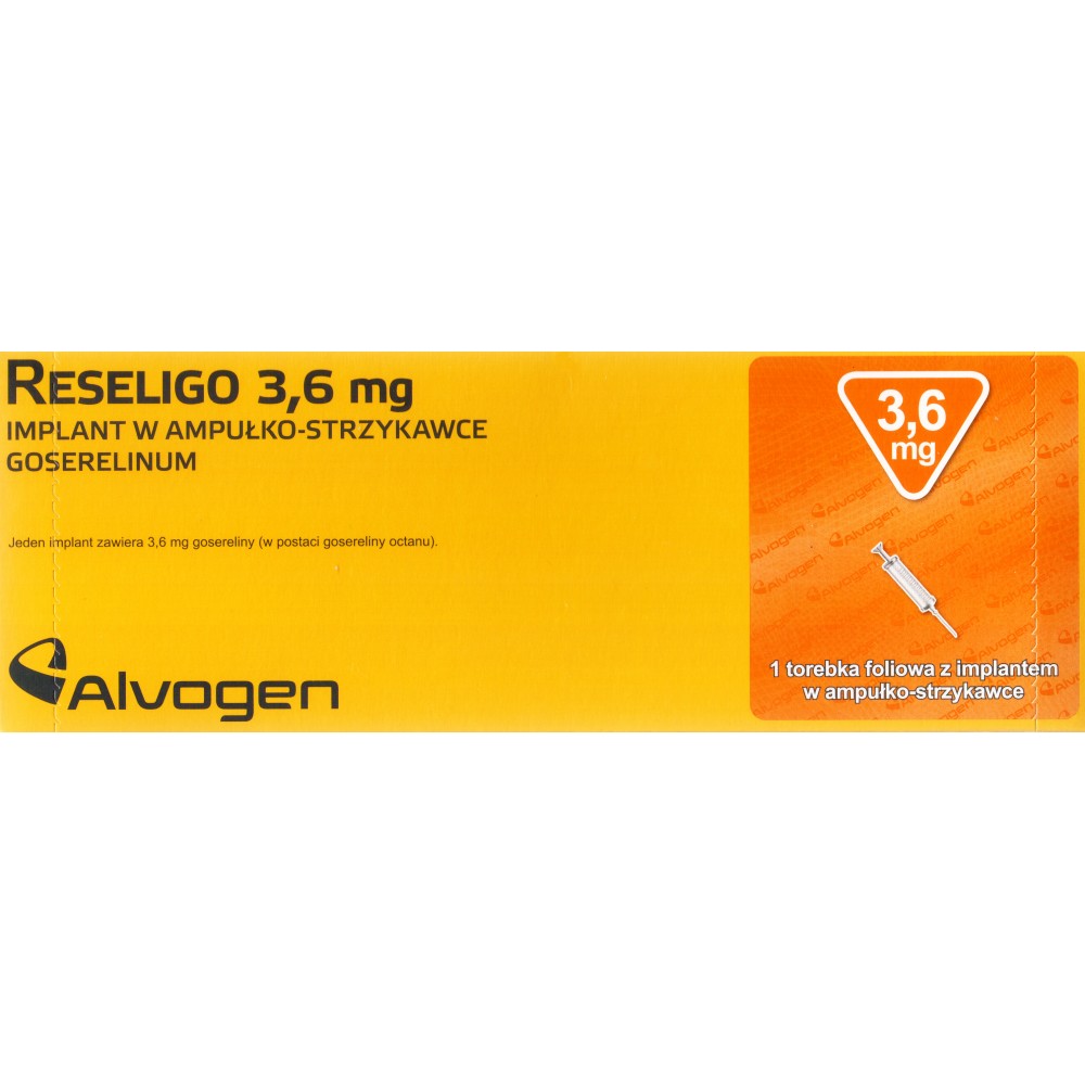 РЕЗЕЛИГО амп имлант 3,6 мг х 1 бр - Лекарства с рецепта
