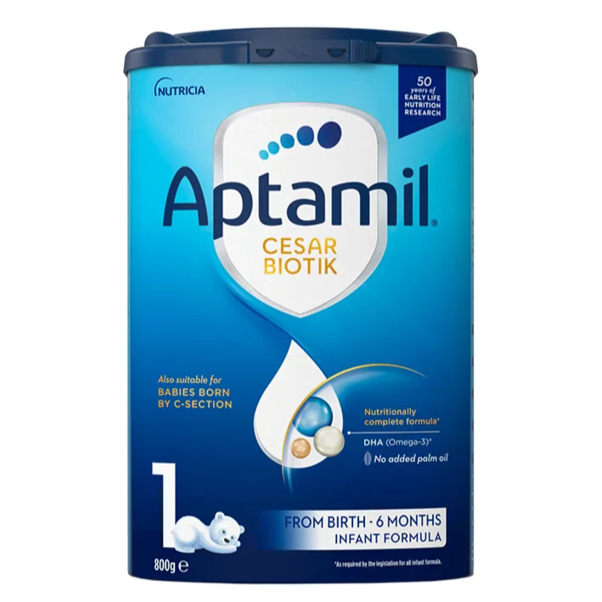 АДАПТИРАНО МЛЯКО АПТАМИЛ 1 CESAR BIOTIK 800 г | Аптека Феникс