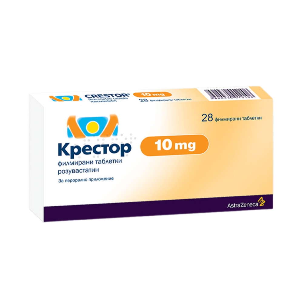 Crestor 10 mg 28 tablets / Крестор 10 мг 28 табл. - Лекарства с рецепта