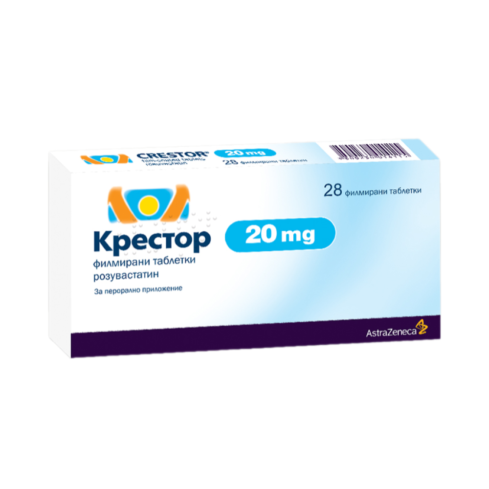 Crestor 20 mg 28 tablets / Крестор 20 мг 28 табл. - Лекарства с рецепта