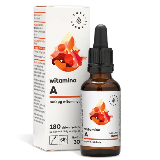 ВИТАМИН A капки 30 мл AURA HERBALS