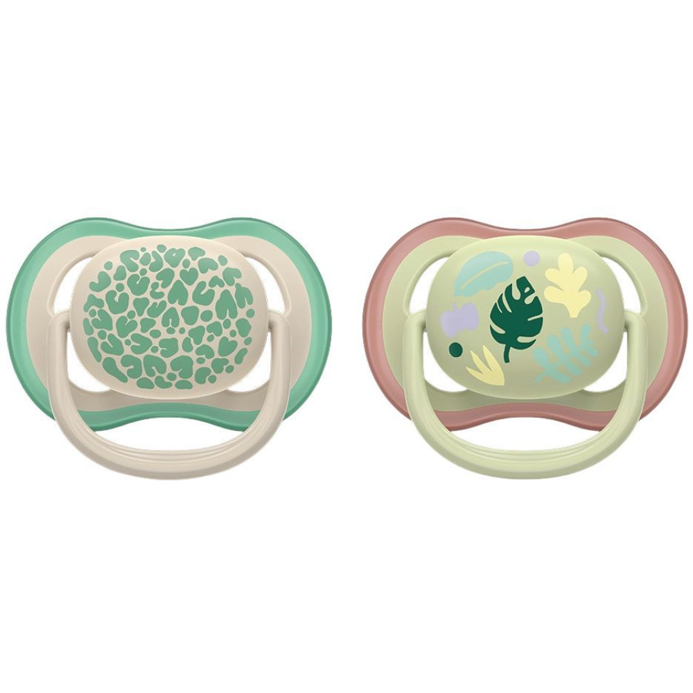 АВЕНТ ULTRA AIR биберон залъгалка 6-18 м х 2 бр ЛИСТА - Грижа за детето