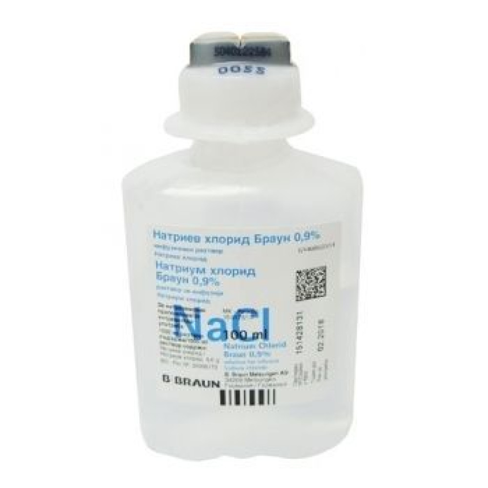 Natrium chlorid 0,9% 100 ml / Натриев хлорид 0,9 % 100 мл - Лекарства с рецепта