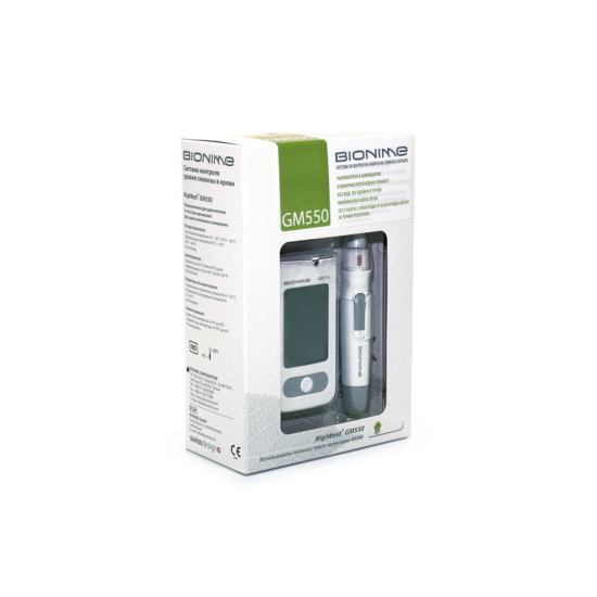 ГЛЮКОМЕР BIONIME GM550 + 50 ТЕСТ ЛЕНТИ