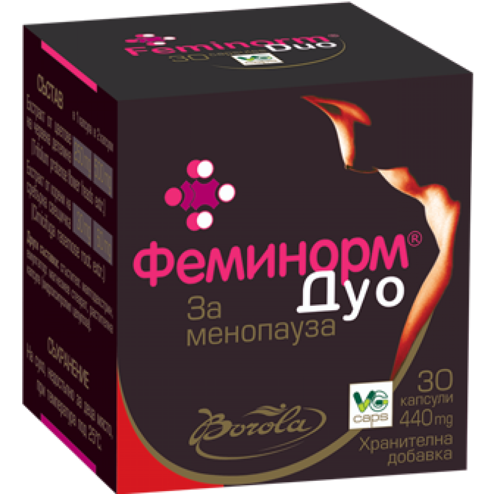 Feminorm Duo 30 capsules / Феминорм Дуо 30 капсули - Хормонален баланс