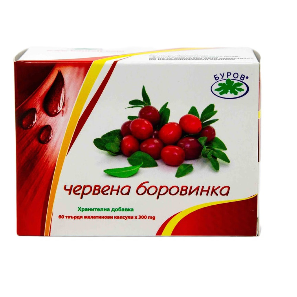 ЧЕРВЕНА БОРОВИНКА капс x 60 бр БУРОВ - Пикочо-полова система