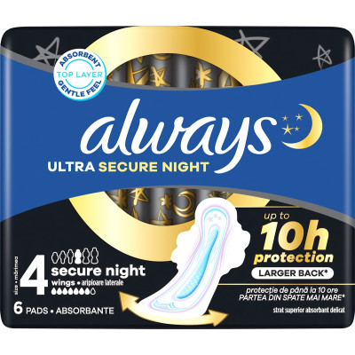 ДАМСКИ ПРЕВРЪЗКИ ОЛУЕЙС ULTRA Secure Night,размер 4 х 6 бр