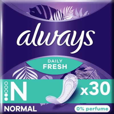 ДАМСКИ ПРЕВРЪЗКИ ОЛУЕЙС ежедневни NORMAL 0% Perfume /без парфюм/ x 30 бр
