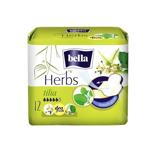БЕЛЛА HERBS TILIA EXTRA SOFT дамски превръзки с екстракт от билки х 12 бр