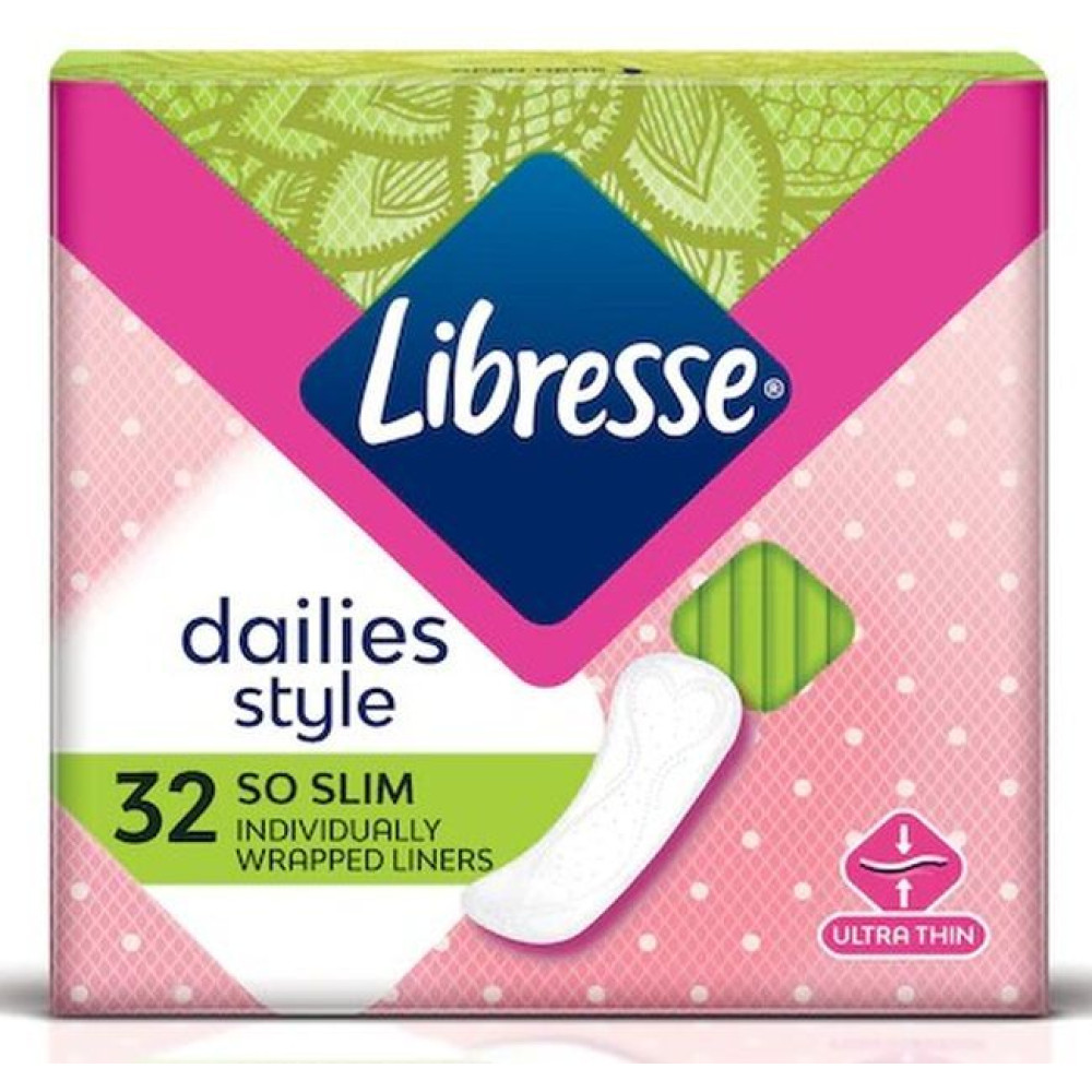 ДАМСКИ ПРЕВРЪЗКИ ЛИБРЕС DAILIES STYLE SO SLIM супертънки ежеднeвни х 32 бр