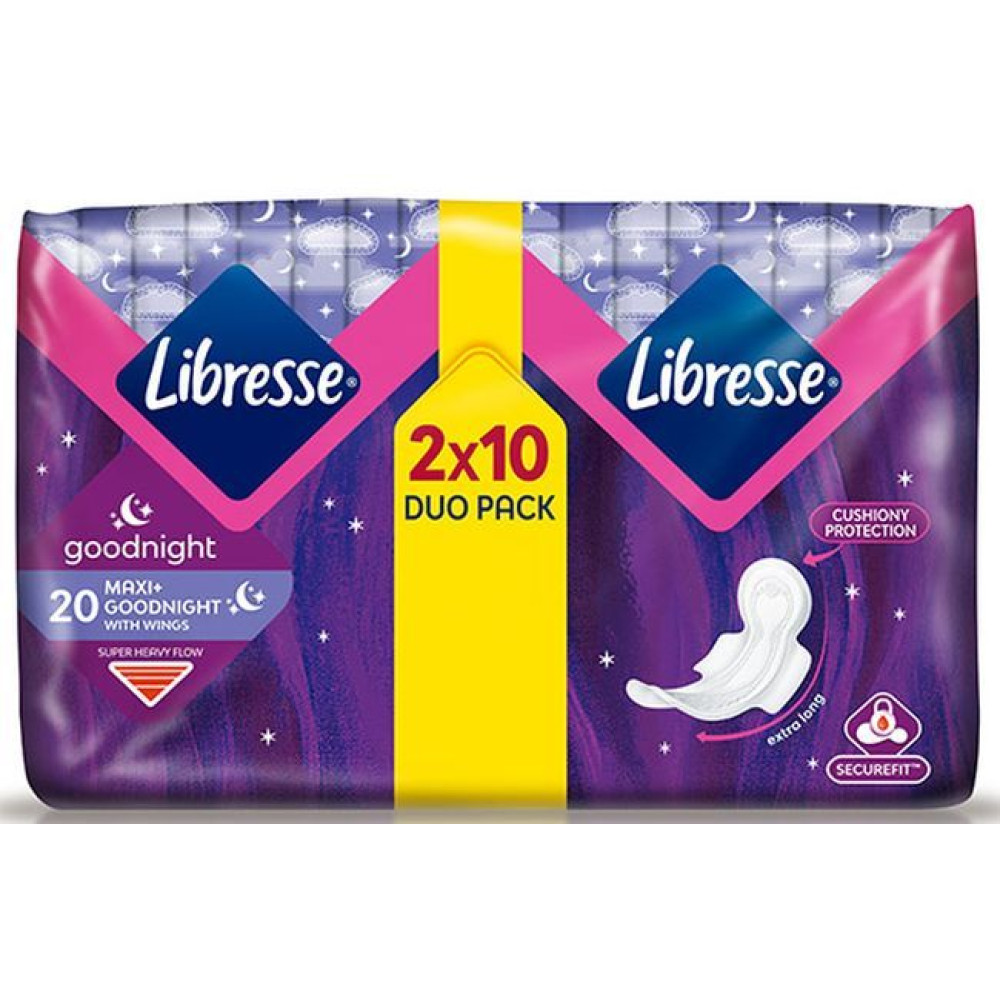 ДАМСКИ ПРЕВРЪЗКИ ЛИБРЕС MAXI GOODNIGHT DUO 2 х 10 бр