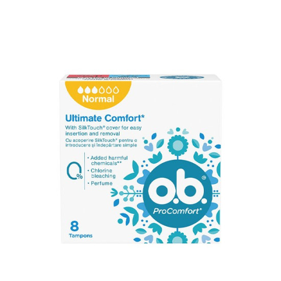 ДАМСКИ ТАМПОНИ O.B. PRO COMFORT normal х 8 бр