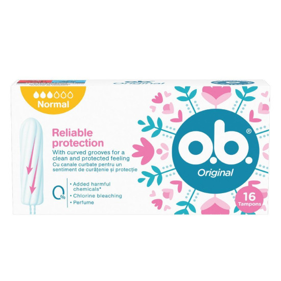 ДАМСКИ ТАМПОНИ O.B. ORIGINAL normal x 16 бр