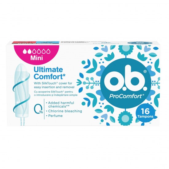 ДАМСКИ ТАМПОНИ O.B. PRO COMFORT mini x 16 бр