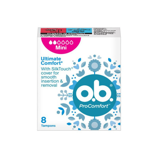 ДАМСКИ ТАМПОНИ O.B. PRO COMFORT mini х 8 бр