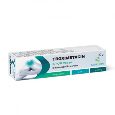 ТРОКСИМЕТАЦИН 30 мг/20 мг/гр гел 40 гр ДАНСОН