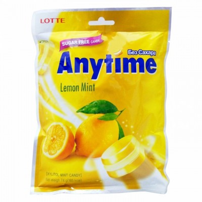 БОНБОНИ КСИЛИТОЛ ЕНИТАЙМ лимон 74 гр