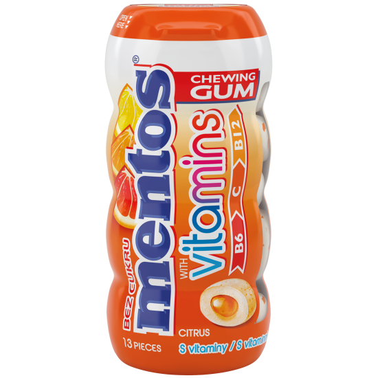 МЕНТОС дъвки VITAMINS 26 г