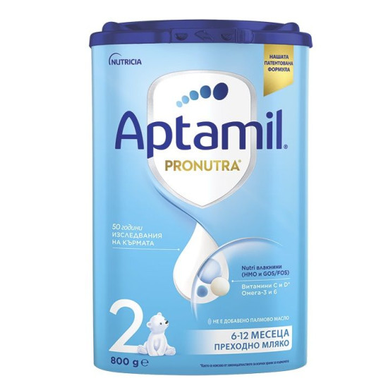 АДАПТИРАНО МЛЯКО АПТАМИЛ 2 PRONUTRA 800 г