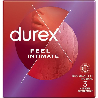 ПРЕЗЕРВАТИВИ DUREX FEEL INTIMATE x 3 бр