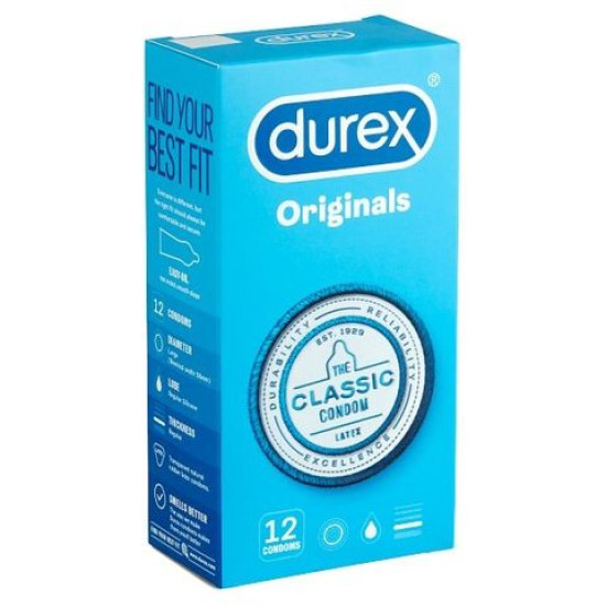 ПРЕЗЕРВАТИВИ DUREX CLASIC х 12 бр