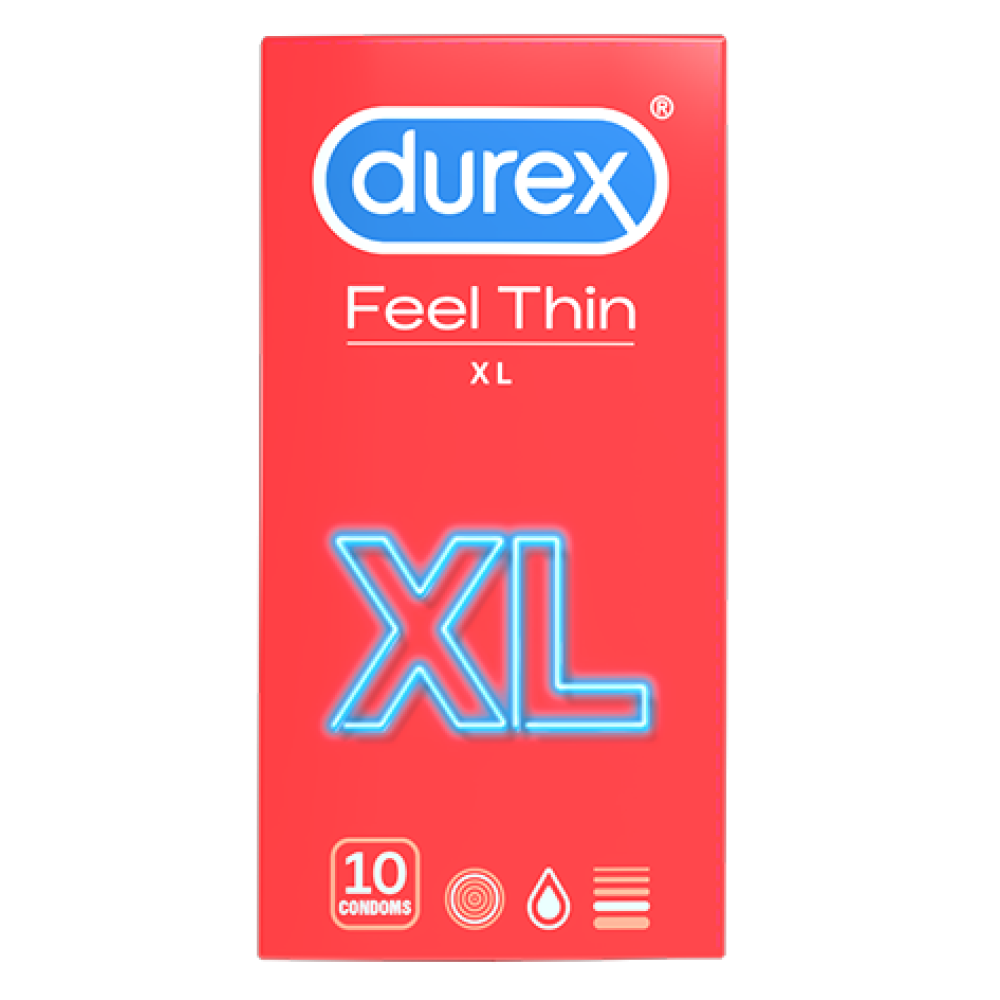 ПРЕЗЕРВАТИВИ DUREX FEEL  THIN XL х 10 бр - Лични предпазни средства