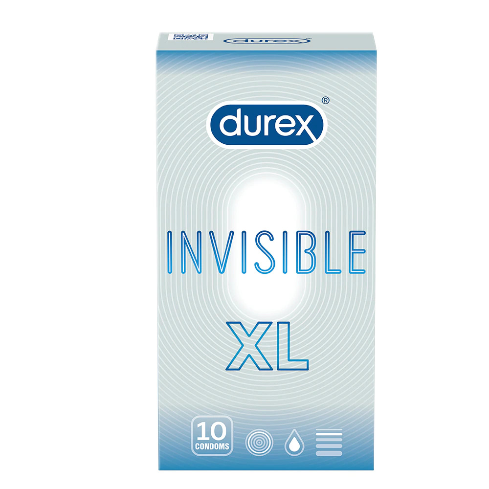 ПРЕЗЕРВАТИВИ DUREX INVISIBLE XL х 10 бр - Лични предпазни средства