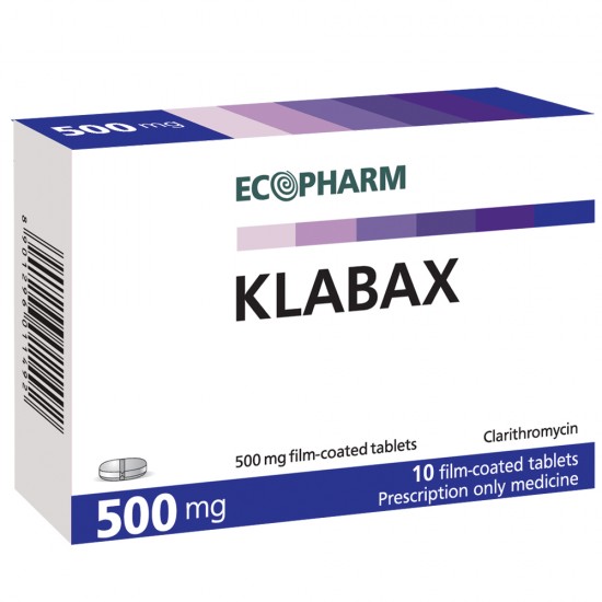 КЛАБАКС табл 500 мг х 10 бр