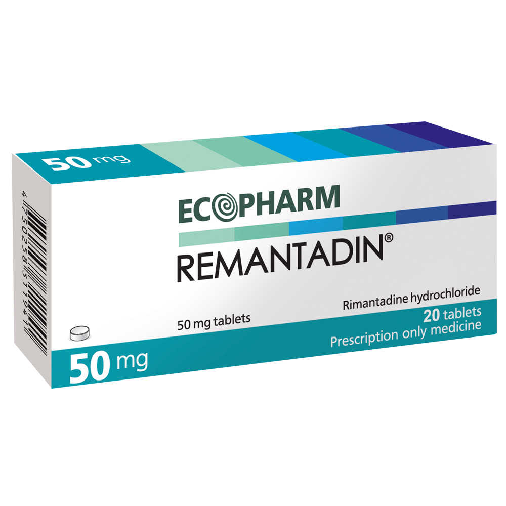 Remantadine 50 mg 20 tablets / Ремантадин 50 мг 20 таблетки - Лекарства с рецепта