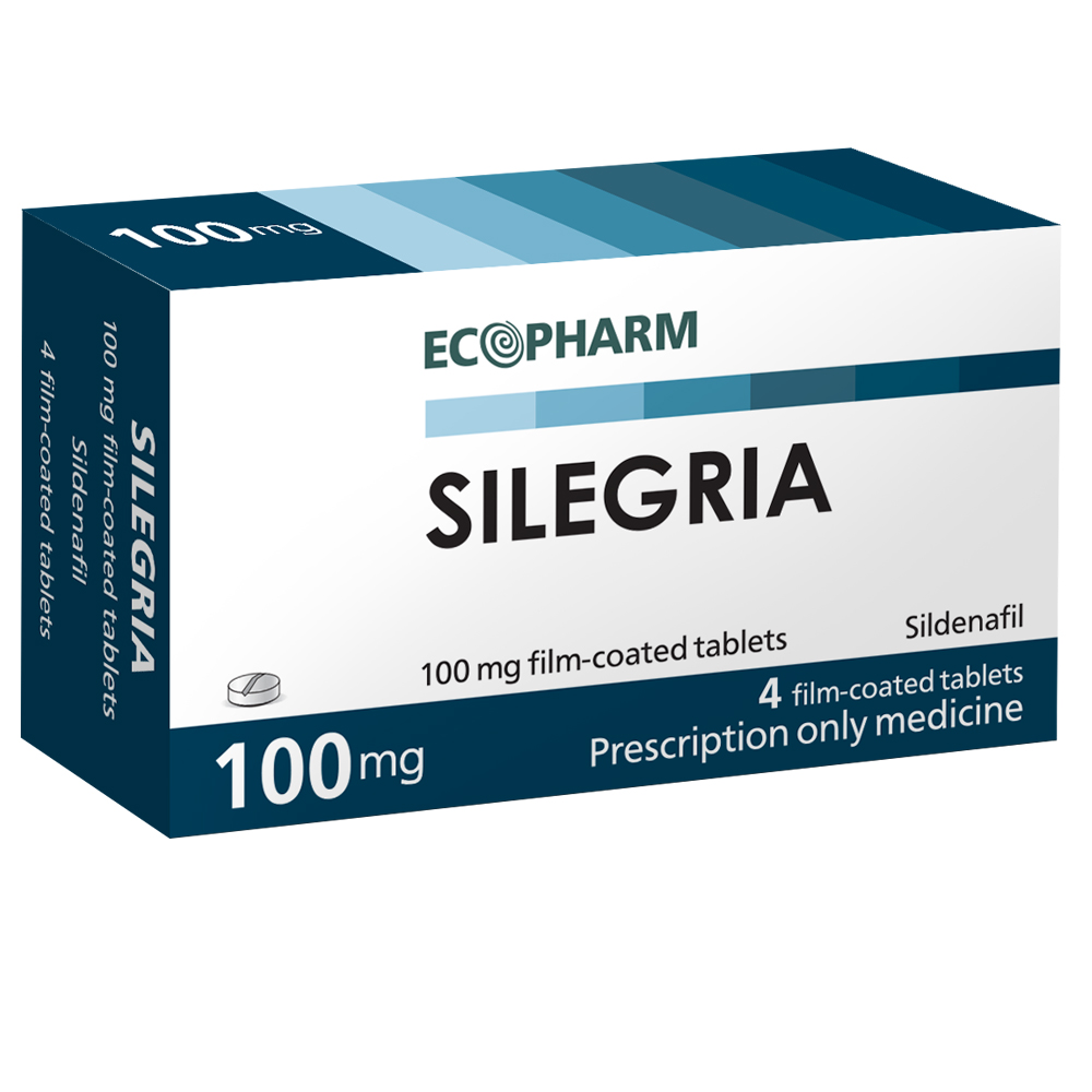 Silegria 100 mg 4 film-coated tablets / Силегриа 100 mg 4 филмирани таблетки - Лекарства с рецепта
