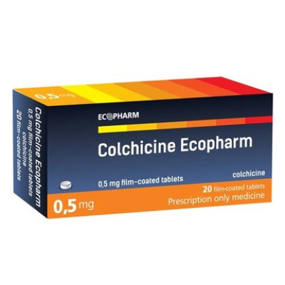 КОЛХИЦИН ЕКОФАРМ табл. 0,5 мг х 20