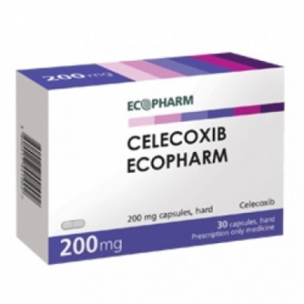 ЦЕЛЕКОКСИБ 200 мг табл х 10 бр ЕКОФАРМ - Лекарства с рецепта