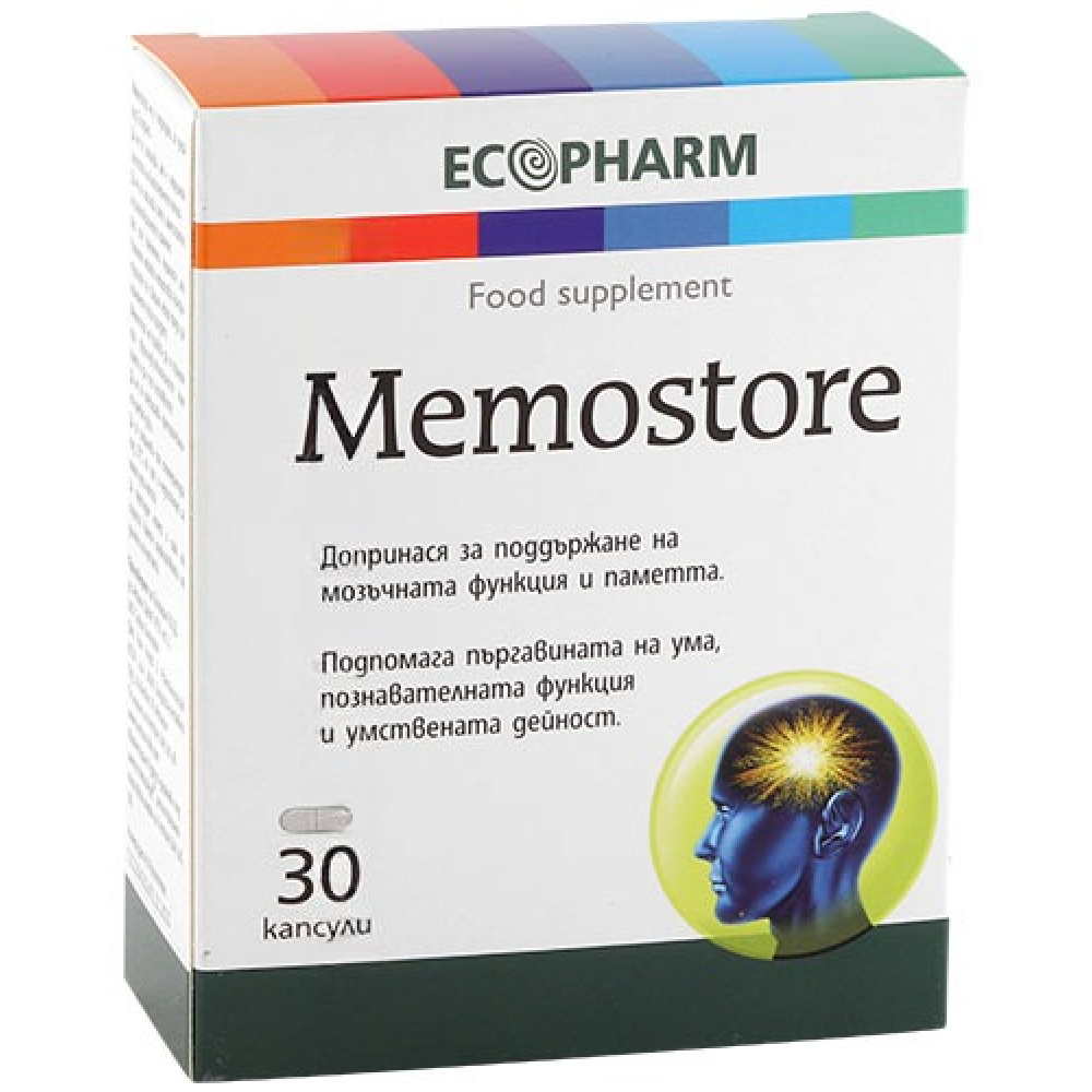 Memostor 30 capsules / Мемостор 30 капсули - Памет и концентрация