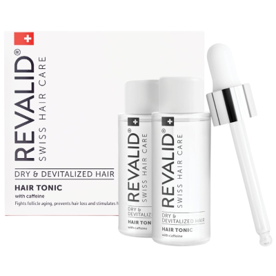 REVALID DRY & DEVITALIZED HAIR енергизиращ тоник за суха и изтощена коса при косопад флакони 30 мл х 4 бр