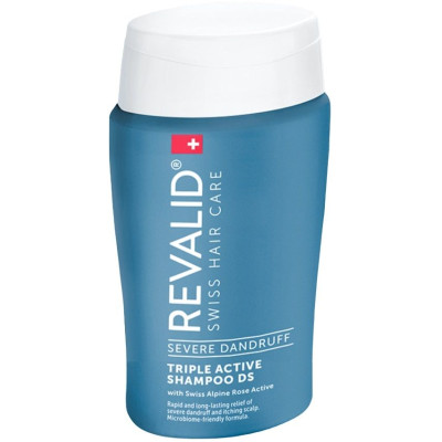 REVALID TRIPLE ACTIVE SHAMPOO DS шампоан против себореен дерматит и пърхот за коса и скалп 150 мл